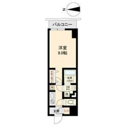 金山駅 徒歩4分 10階の物件間取画像